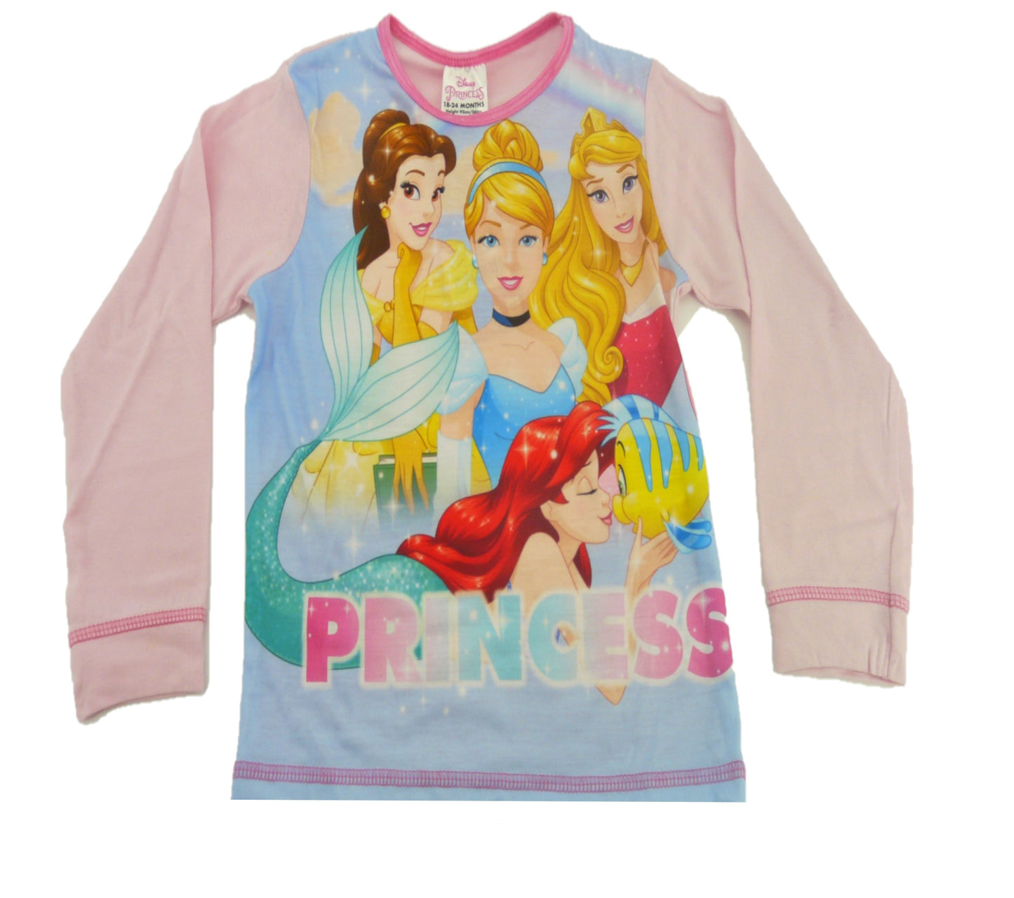 Disney Princess "Princess" Girl's Pink Pyjamas 18-24 Months