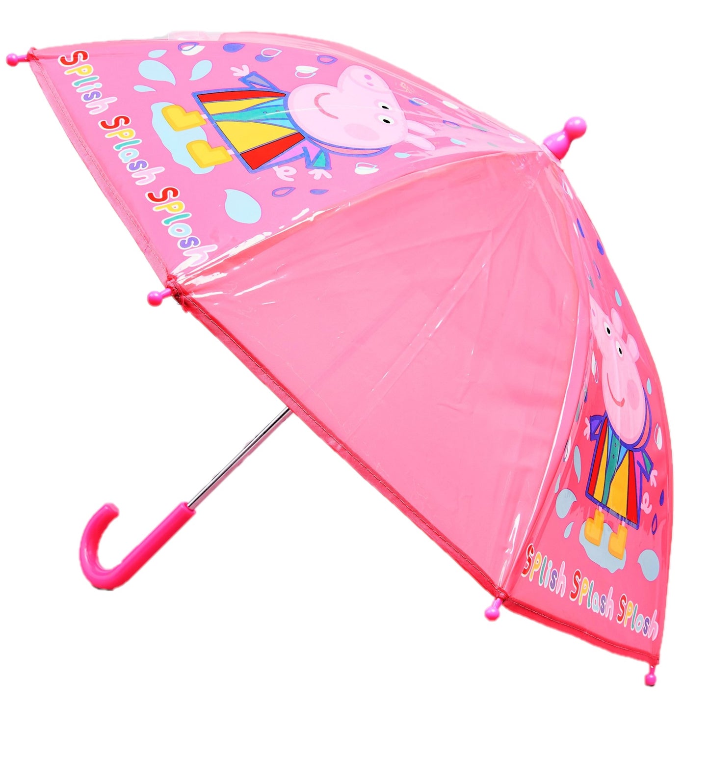 Peppa Pig Girl’s Plastic Rain Umbrella “Dino Adventure” Brolly