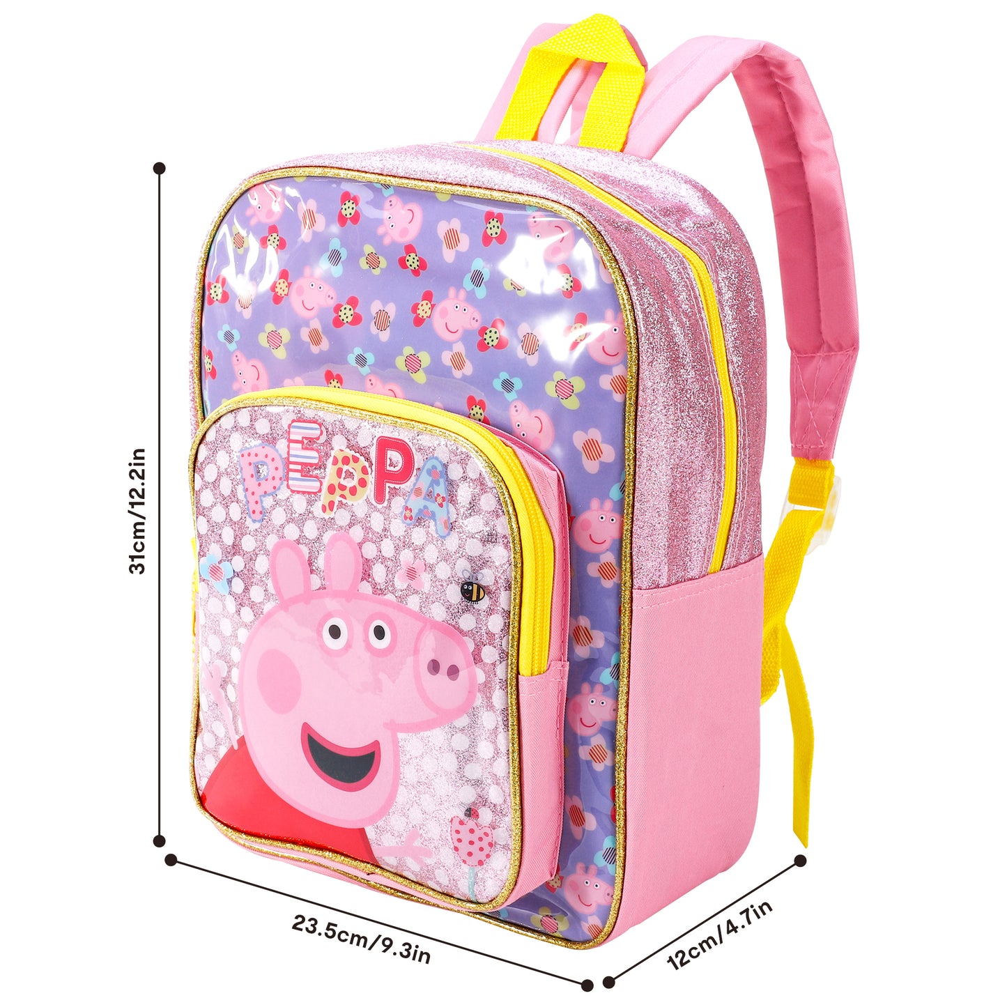 Peppa Pig Girl’s Backpack School Bag “Flowers”