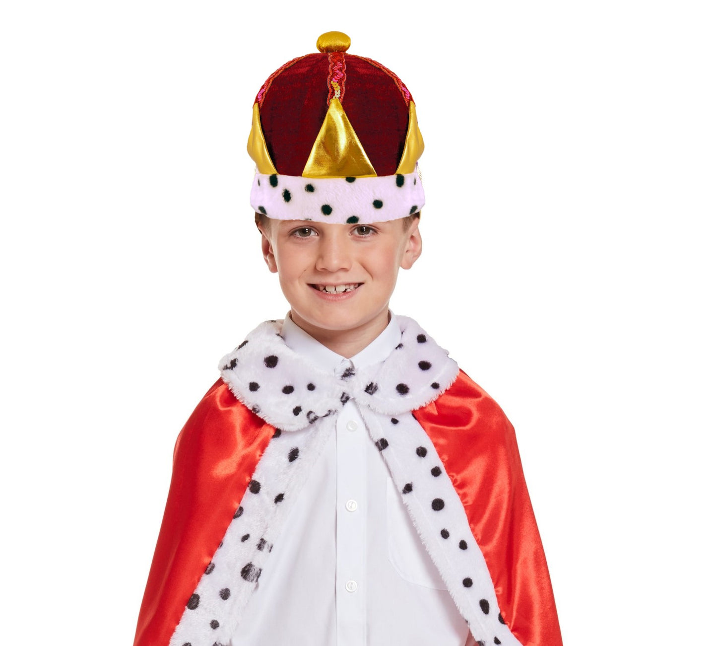/ Queens Crown Child Fancy Dress Costume, Coronation, Theme Days