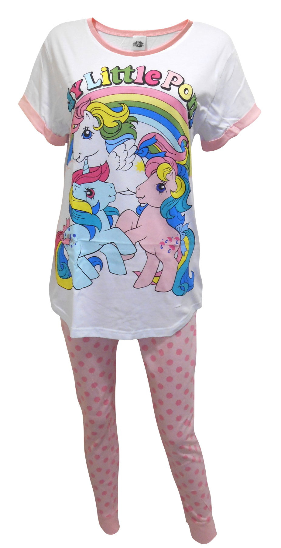 Ladies My Little Pony "Rainbow" Pyjama Set 100% Cotton