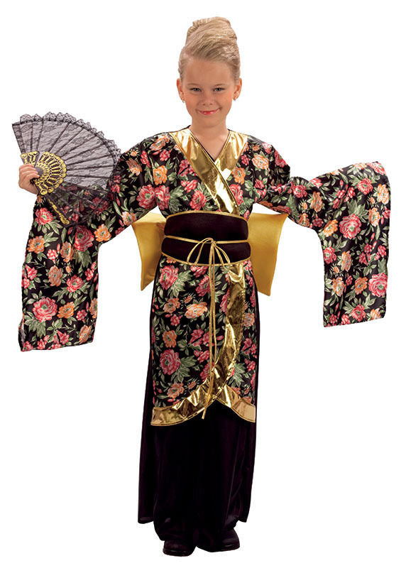 Geisha Girl / Japanese Girl Fancy Dress Costume Ages 4-10 Years Available