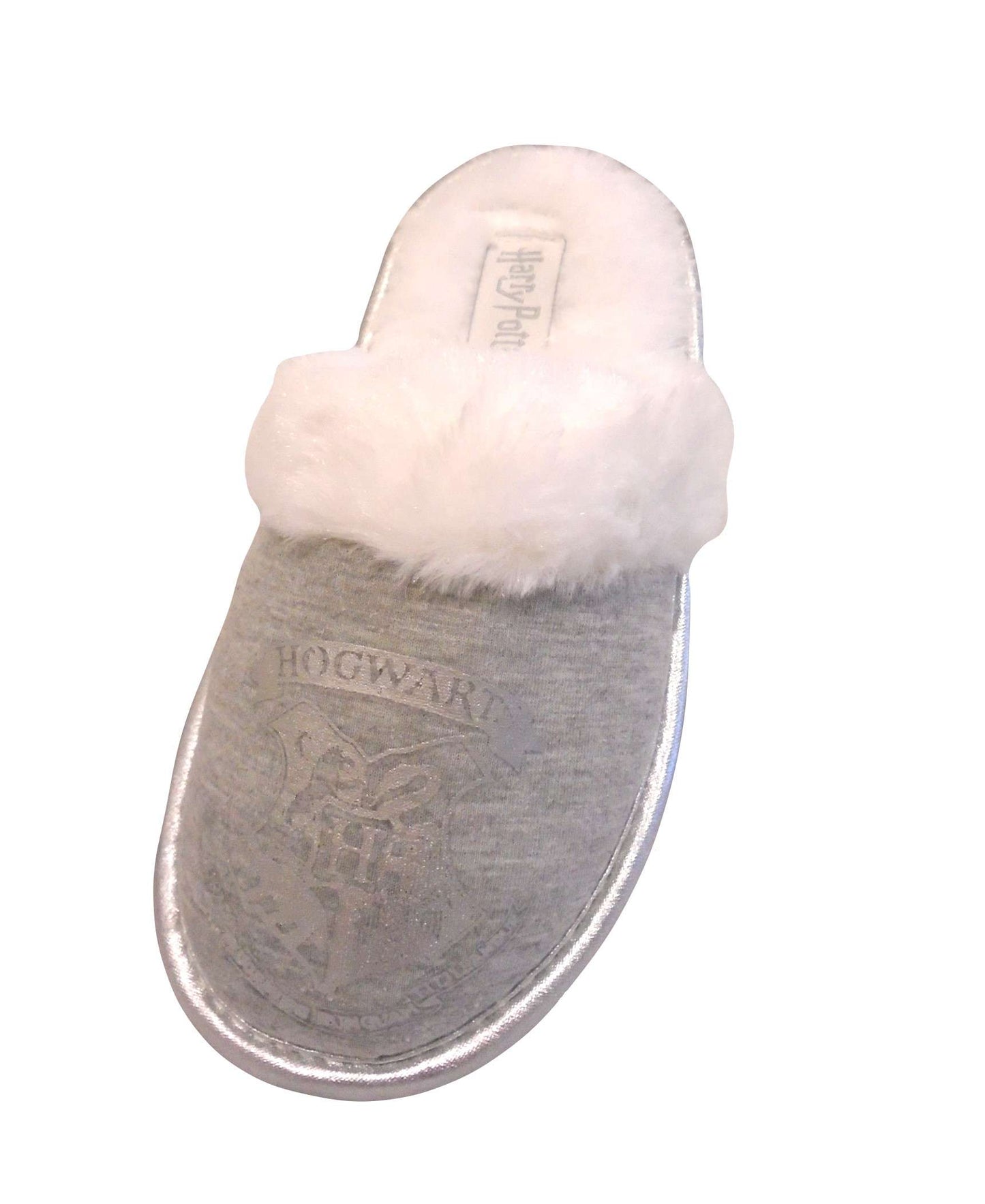 Girls Harry Potter Grey and Silver Mule Slippers New with Tags UK 10
