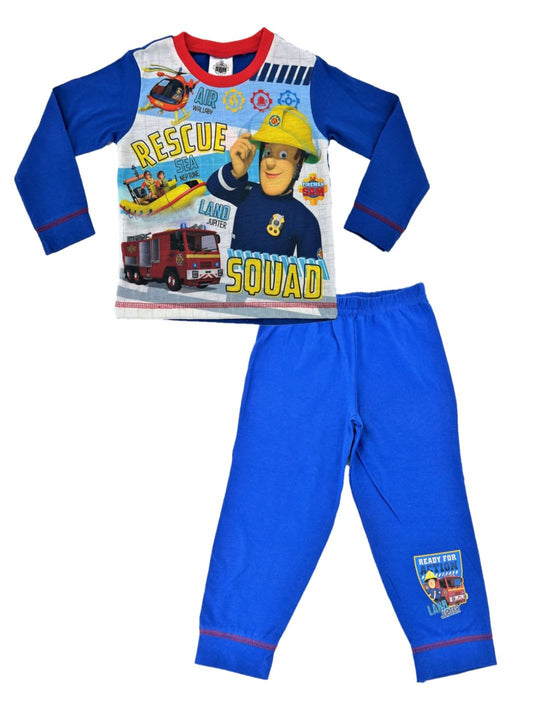 Fireman Sam Boys 2 Piece Pyjama Set