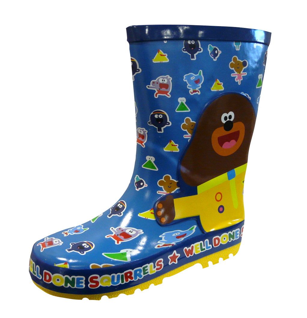 Boys Hey Duggee "Well Done Squirrels" Rubber Wellies