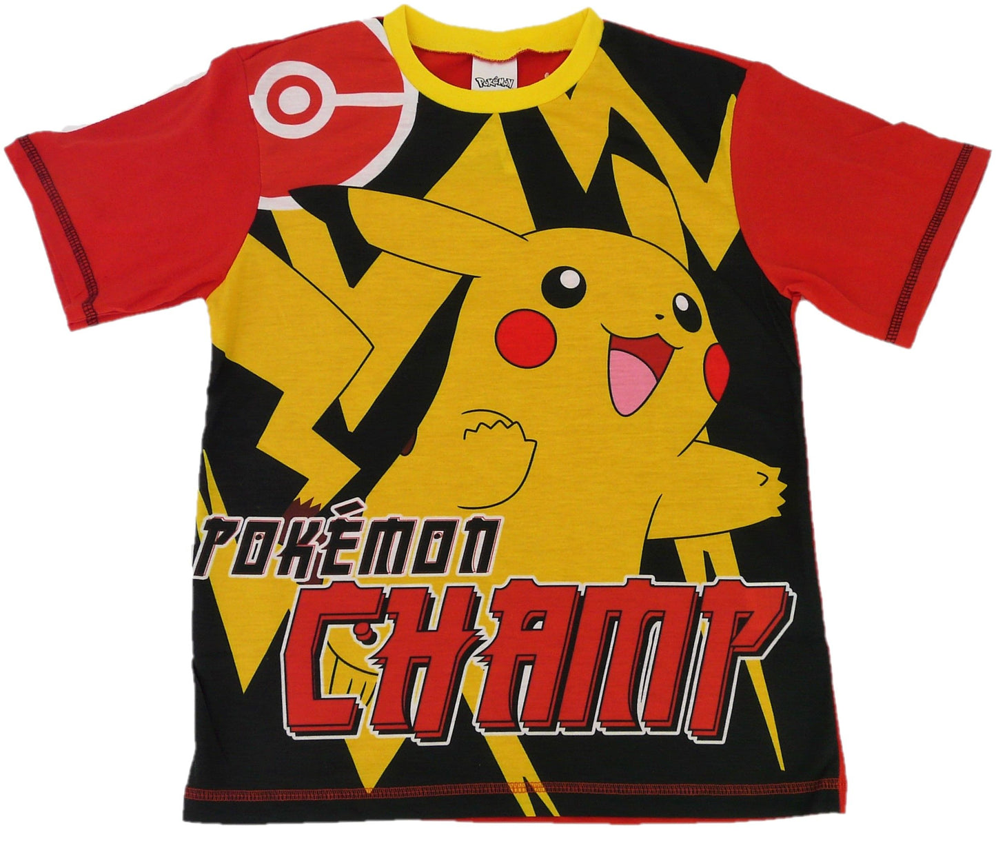 Pokemon Boys Shortie Pyjamas Set "Pikachu the Champ"
