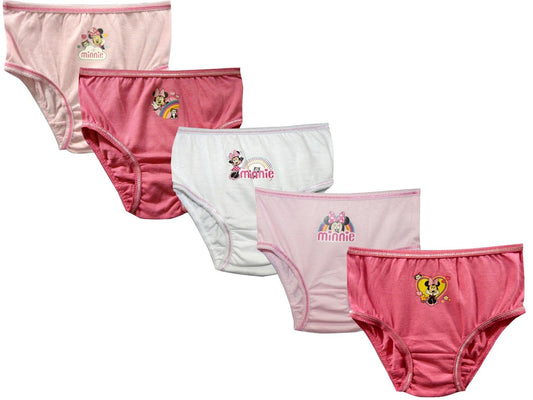 Minnie Mouse "Smile" 5pk Girls Knickers