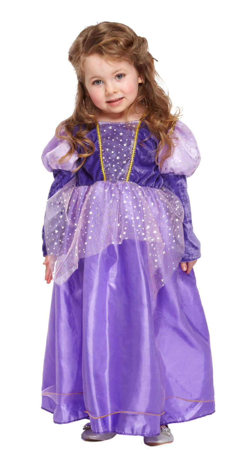 Purple Princess Toddler Fancy Dress Costume Age 3 Years Approx