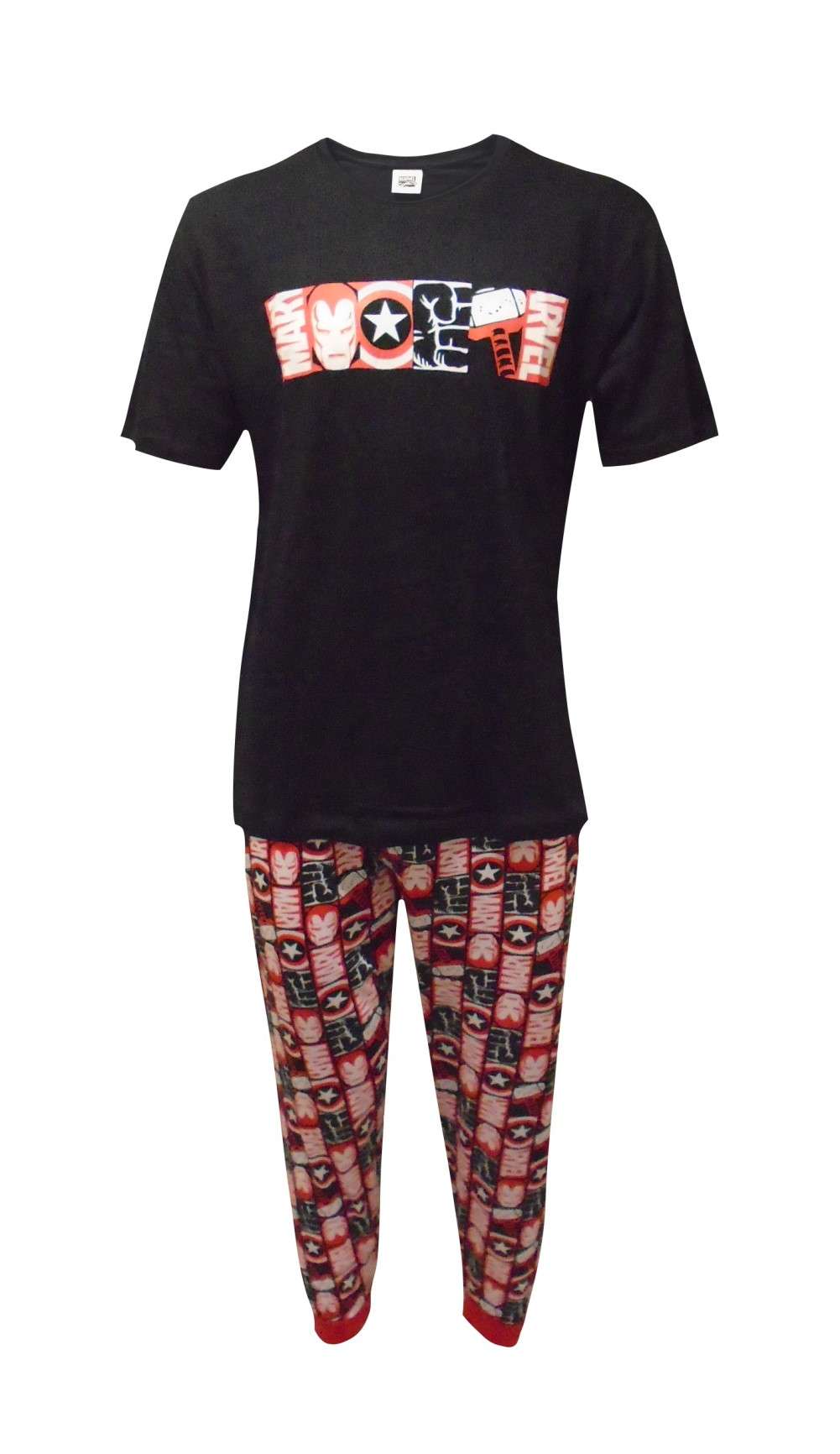 Marvel Comics "Iron Man" Cuff Legged Men's Two Piece Pyjama Set