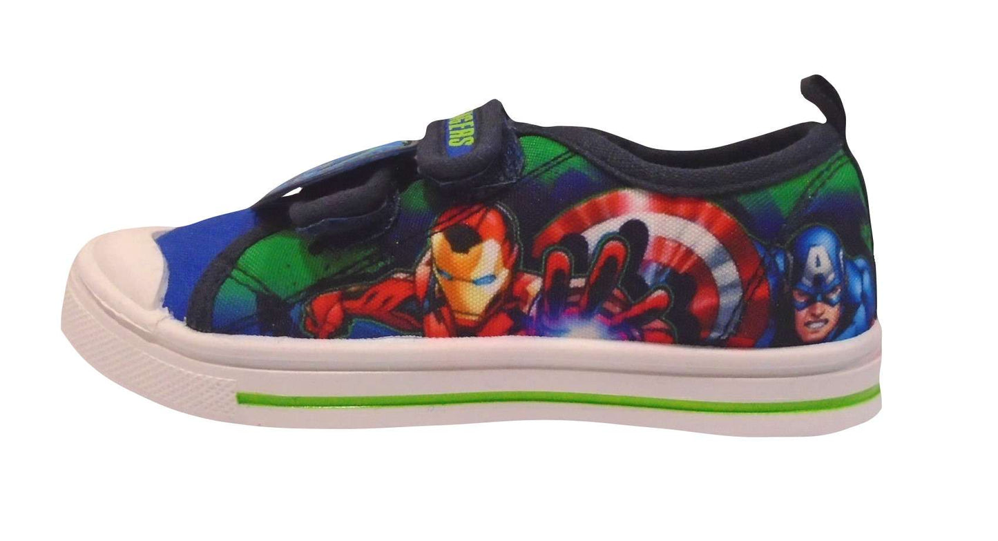 Marvel Avengers "Iron Man" Boys Canvas Pump Shoes